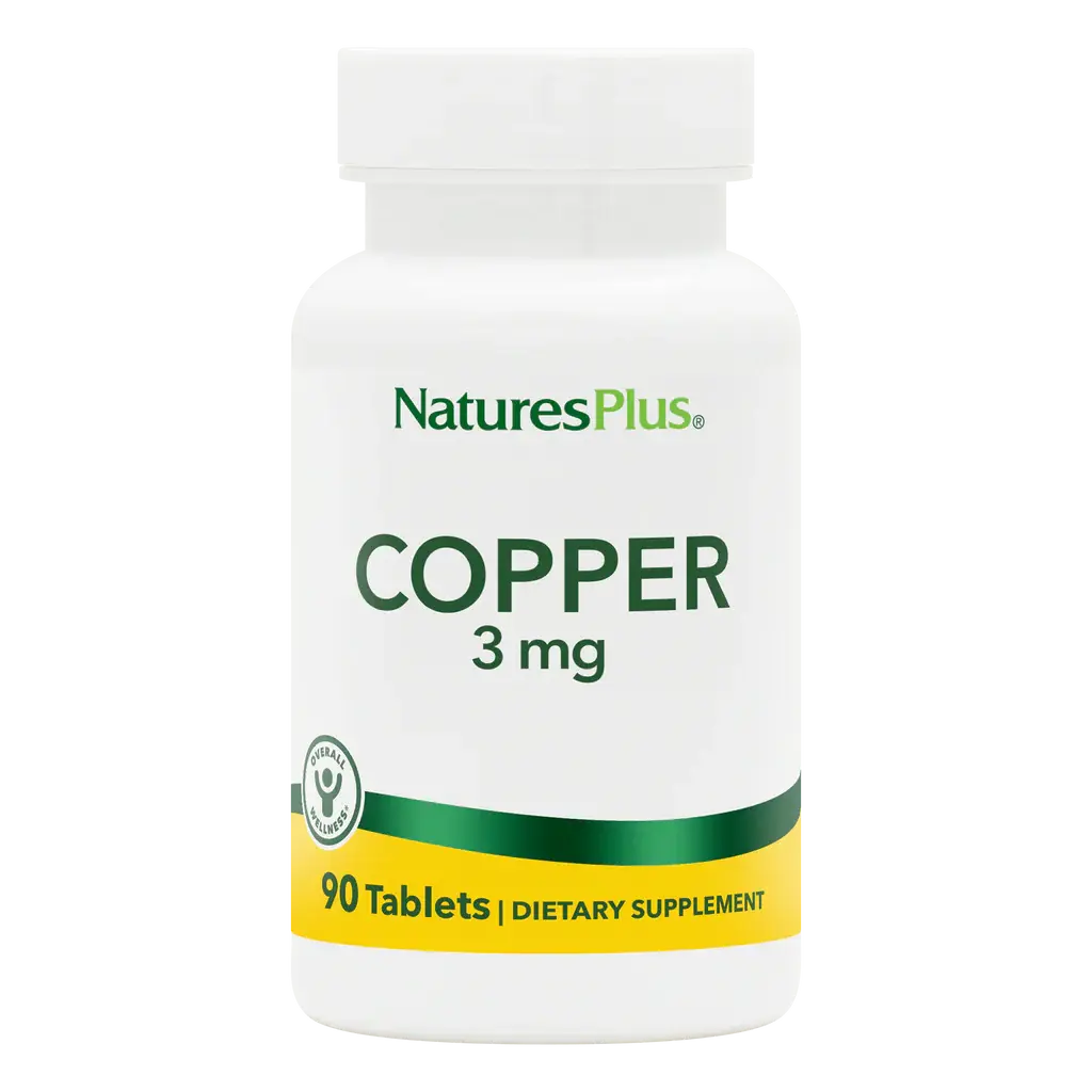 Natures Plus Copper 3mg Supplement